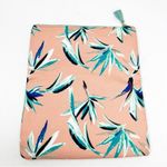 Rachel Pally  Reversible Leather Clutch Tropical Paradise Mint Coral Photo 4