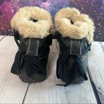 Merrell Women's Misha Black Leather Insulated Faux Fur Ankle Booties Size 9 Photo 5