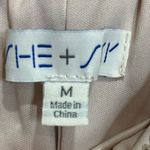 She & Sky  Sparkling Sequin Joggers in Beige/Gold Medium Photo 1