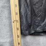 Vintage Womens Black 100% Genuine Leather Pants Korea Size 12 Photo 7