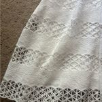 Guess White Cream Tiered Sundress V-Neck Photo 3