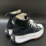 Converse 166800C Black Canvas Run Star Hike Platform Unisex Sneakers Size 6.5 Photo 4