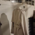 ALLSAINTS  WYATT CLASSIC BEIGE COTTON TRENCH COAT SIZE 2 Photo 3