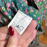 Farm Rio  Strapless Green mini Dress with Pink Floral Accents Photo 6