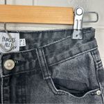 Princess Polly  Washed Black Distressed Knee Jeans Size 2 Photo 3