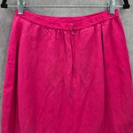 Donna Morgan  Pink Pencil Knee Length Linen Boho Vintage Whimsy Skirt M Medium 10 Photo 4