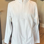 New Balance  White Fleece Pullover Photo 0