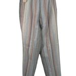 Equestrian Vintage Striped Pants Hi Rise Made in USA Western Rodeo Womens 11 2" Blue Size 26 Photo 3