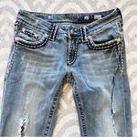 Miss Me  Women’s Low Rise Ripped Cropped Blue Denim Jeans 27 | JP5014CR-10 Photo 1