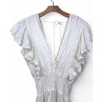 Jen's Pirate Booty NWT | S | Fado Mini Dress Ruffle Billowy Women's White Photo 3