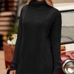 PRETTYGARDEN Women's Turtleneck Long Sleeve Plain Winter Knit Sweater Dress (684) Photo 2