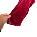 NWT Maison Tara Crushed Velvet Baby Doll Cherry Red Dress Size 24W Wedding Prom Photo 3