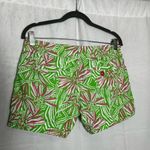 Lilly Pulitzer  Callahan Shorts in Daisy Darling Green & Pink 100% Cotton Size 4 Photo 1