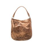 Frye  Melissa Gold Metallic Leather Hobo Bag Photo 2