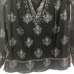 Old Navy Y2K Vtg Cotton Sequin Top Small Fairygoth Wimsigoth Hippie Bohemian Photo 3