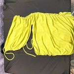 Lulus  Steal the Show Lime Green One-Shoulder Ruched Bodycon Mini Party Dress Photo 1