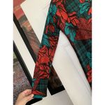 Vintage 90s Vallabh Oswal Small Red Black Sweater Ribbed Womans cottagecore Red Photo 6