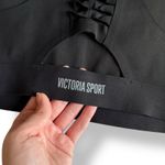 Victoria's Secret Victoria Sport Black Strappy‎ Racerback Sports Bra Medium Photo 2
