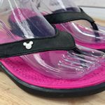 Crocs  Disney Mickey Mouse Thong Flip Flop Sandals Black Pink Womens 8 Photo 6
