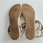 Cole Haan Grove Sandal Gunsmoke Metal Leather Espadrilles Thong Sandals Shoe 11B Photo 5