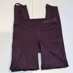 Nike  Pro Pants Womens Small Purple Eggplant Leggings Stirrups Yoga Athletic warm Photo 8