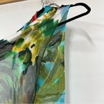 Dor Dor Couture L artsy mesh floral Beachy duster open kimono Multicolor Blue Size L Photo 8