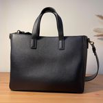 Love moschino Logo Plaque Black Tote Bag Photo 1