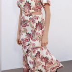 ZARA cut out poplin dress Photo 1