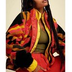 Free People NWT FP Movement Fleece Jacket Rocky Ridge in Pink Check Sunset sz S Photo 0