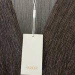 Parker NEW Womens Metallic Lurex Top Size Large Photo 8