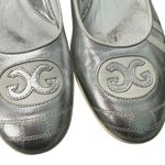 Walter Genuin COCO BALLERINA Leather Ballet Silver Metallic Flats Shoes Italy 10 Photo 6