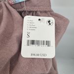 Free People Beach Garcia Midi Dress Womens S Pink Cotton Hemp Low Back Tie NEW Photo 11