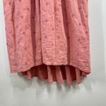 Old Navy  Coral Eyelet Midi Dress L Prairie Style Lined‎ Boho Sleeveless Summer Photo 9