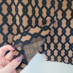 Vivienne Tam Vivienne  Brown and Black Chain Print Skirt Photo 3