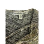 Charlotte Russe Women's Metallic Silver Romper Photo 2