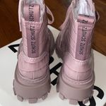 Schutz  combat boots rose lilac purple croc embossed leather lace up 5.5 Photo 4
