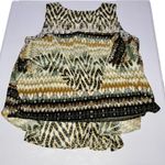 💜 Established 1962 Colorful Boho Flowy Tank Top Blouse Gold Size 2X Photo 2