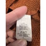 White Birch Womens One Button Slouchy Oversized Cardigan Sweater Lagenlook Large Orange Photo 2