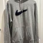 Nike Grey  hoodie with embroidered swoosh Photo 0