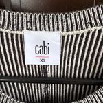 CAbi EUC  Cupid’s Zip Front Striped Sweater Generous XS Photo 2