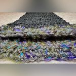 Handmade  Chunky Knit Scarf - Charcoal Gray Photo 11