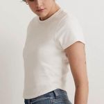 Madewell Heavyweight Jersey Crewneck Tee - True Black | Size XS Photo 9