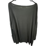 NWT Belle Zeke Long Sleeve Black Long Tunic Top With Angled Bottom Size XXL Photo 2