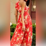 Yumi Kim “Malia” One Shoulder Tiered Dress in Flirty Floral Red Photo 1
