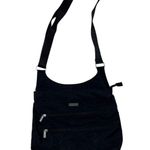 Baggallini  Bucket Bag Crossbody Handbag Shoulder Purse Black Zipper Compartments Photo 0