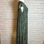 Les Serein Women's PL Green Maxi Dress Boho Print Polyester Bohocore Cottagecore Size undefined Photo 2