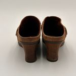 Ariat  Brown Distressed Braided Wedge Slip On Mules Size 9 Photo 4