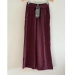 FIGS  High Waisted Salina FORMx Wide Leg Scrub Pants in Burgundy, Size XXS Petite Photo 7