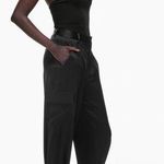Babaton Refined Satin Cargo Pant - Black - 4 Photo 1