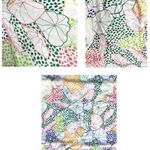 Jodifil Swimsuit Cover Up Medium NWT Dot Flowers Semi Sheer Beach Cruise Islands White Size undefined Photo 4